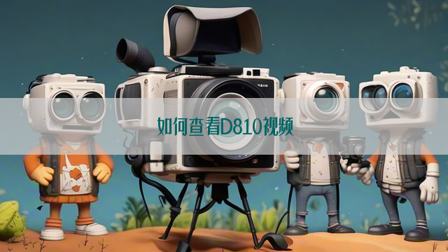 如何查看D810视频