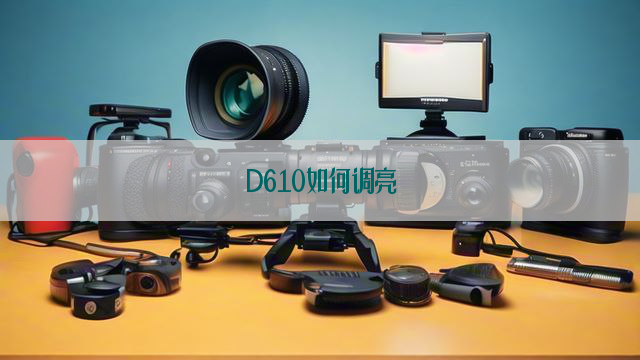 D610如何调亮