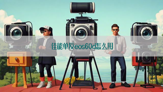 佳能单反eos60d怎么用