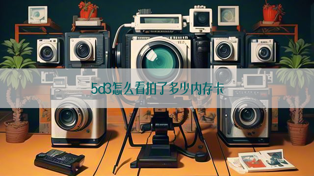 5d3怎么看拍了多少内存卡