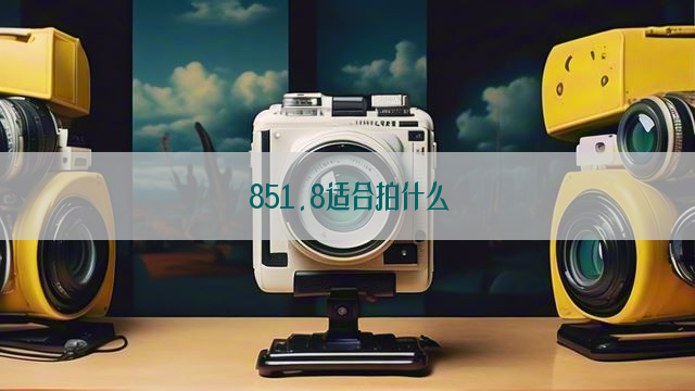 851.8适合拍什么