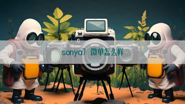 sonya7 微单怎么样