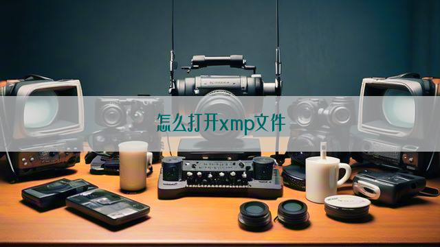 怎么打开xmp文件