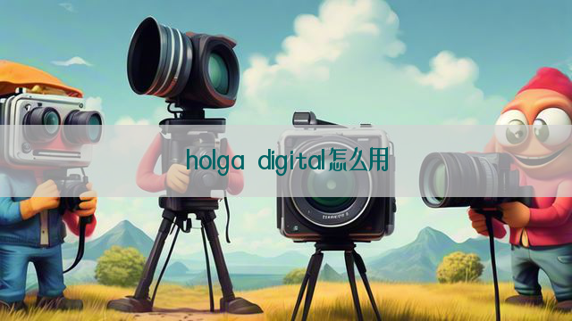 holga digital怎么用