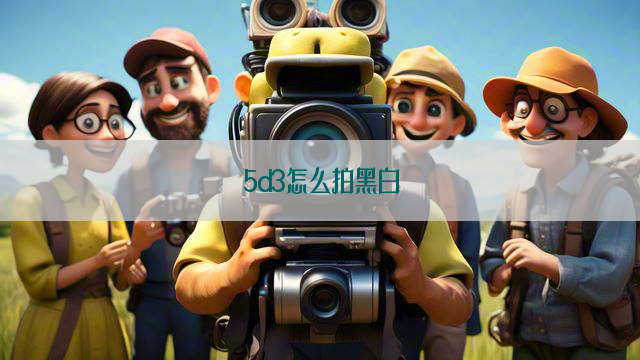 5d3怎么拍黑白