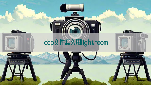 dcp文件怎么用lightroom