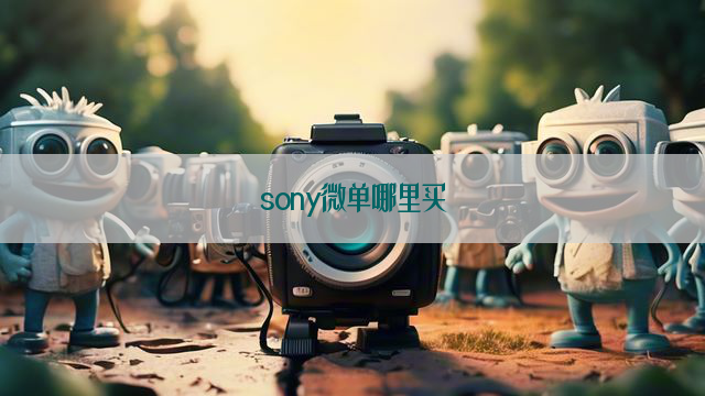 sony微单哪里买